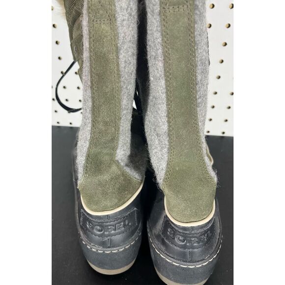 Sorel Tivoli high suede fur lined boots size 9.5 - Picture 5 of 9